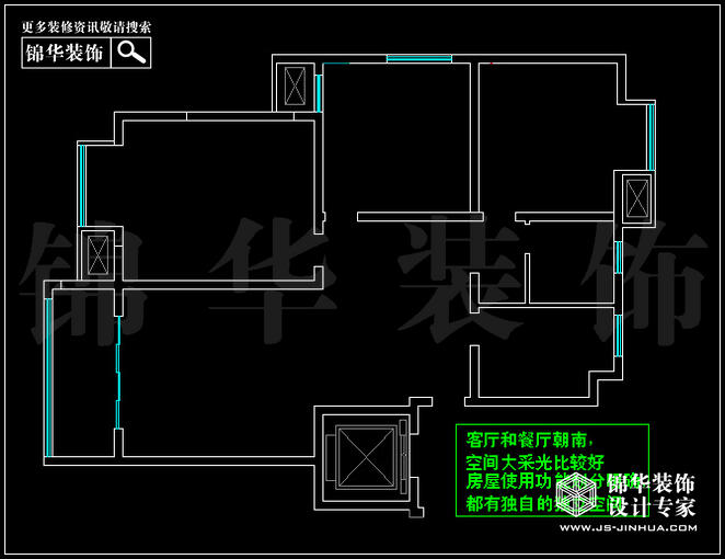 奧體新城青銅園A戶(hù)型108平米 戶(hù)型